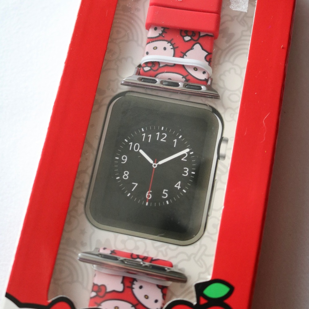 NEW Hello Kitty Watch Band Strap Red Sanrio Apple Series 3/4/5/6/7/8/se/ultra